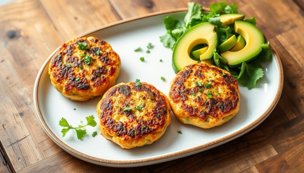 Keto salmon patties