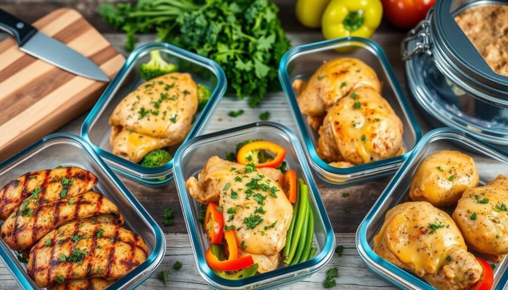 keto chicken meal prep