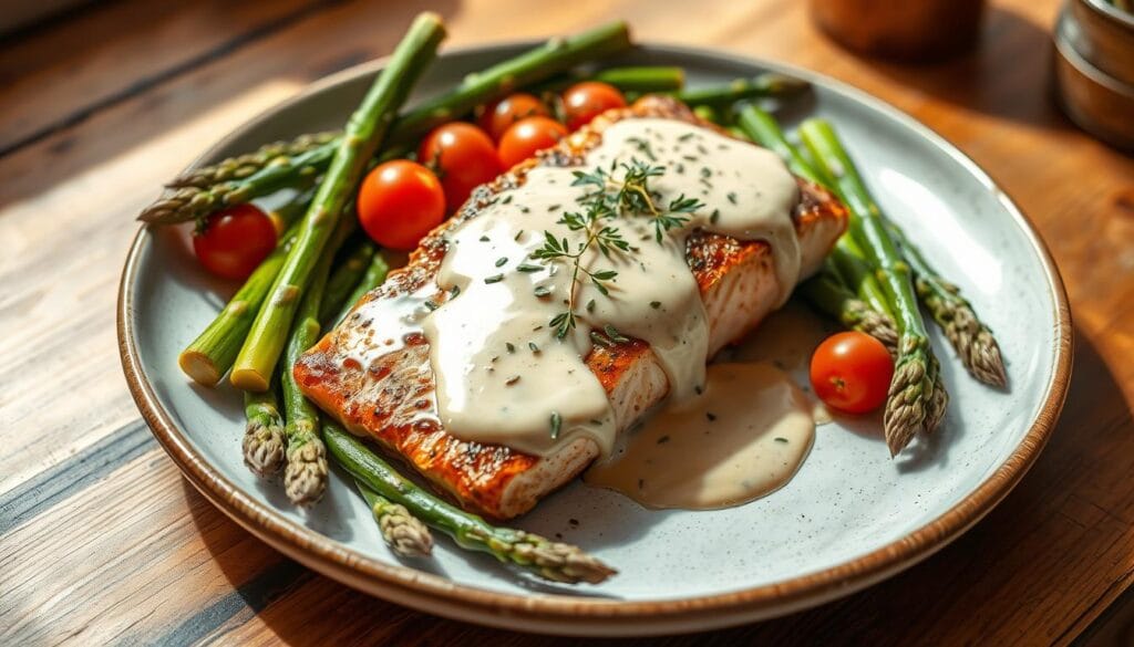 keto salmon dish